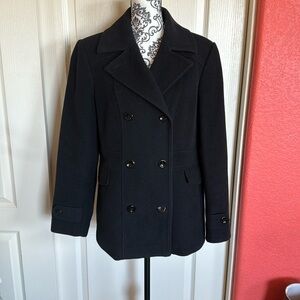 Lined pea coat